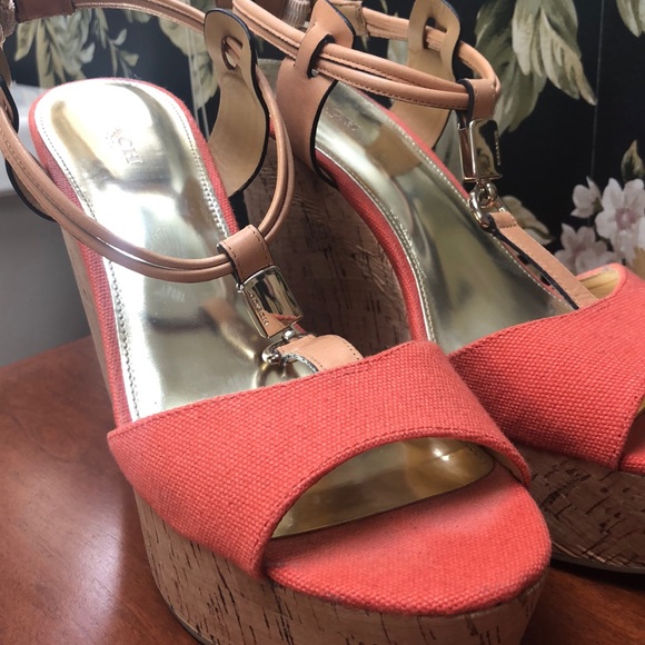 COACH wedges! WORN ONCE! - Picture 7 of 7